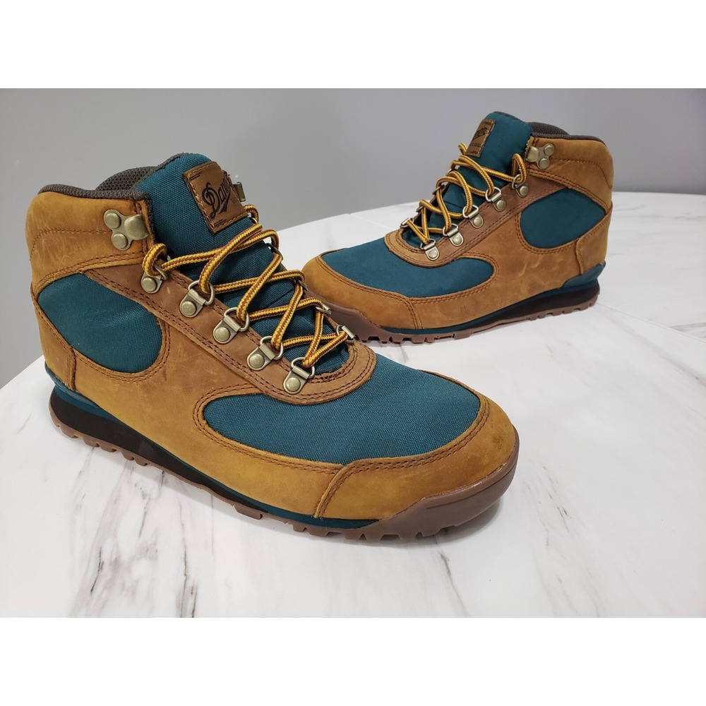 NEW 6.5 DANNER JAG WOMEN'S‎ SIZING DISTRESSED BROWN/DEEP TEAL HIKING BOOTS 37359
